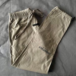 Fear of God ESSENTIALS -- Green Track Lounge Pants -- Size: S